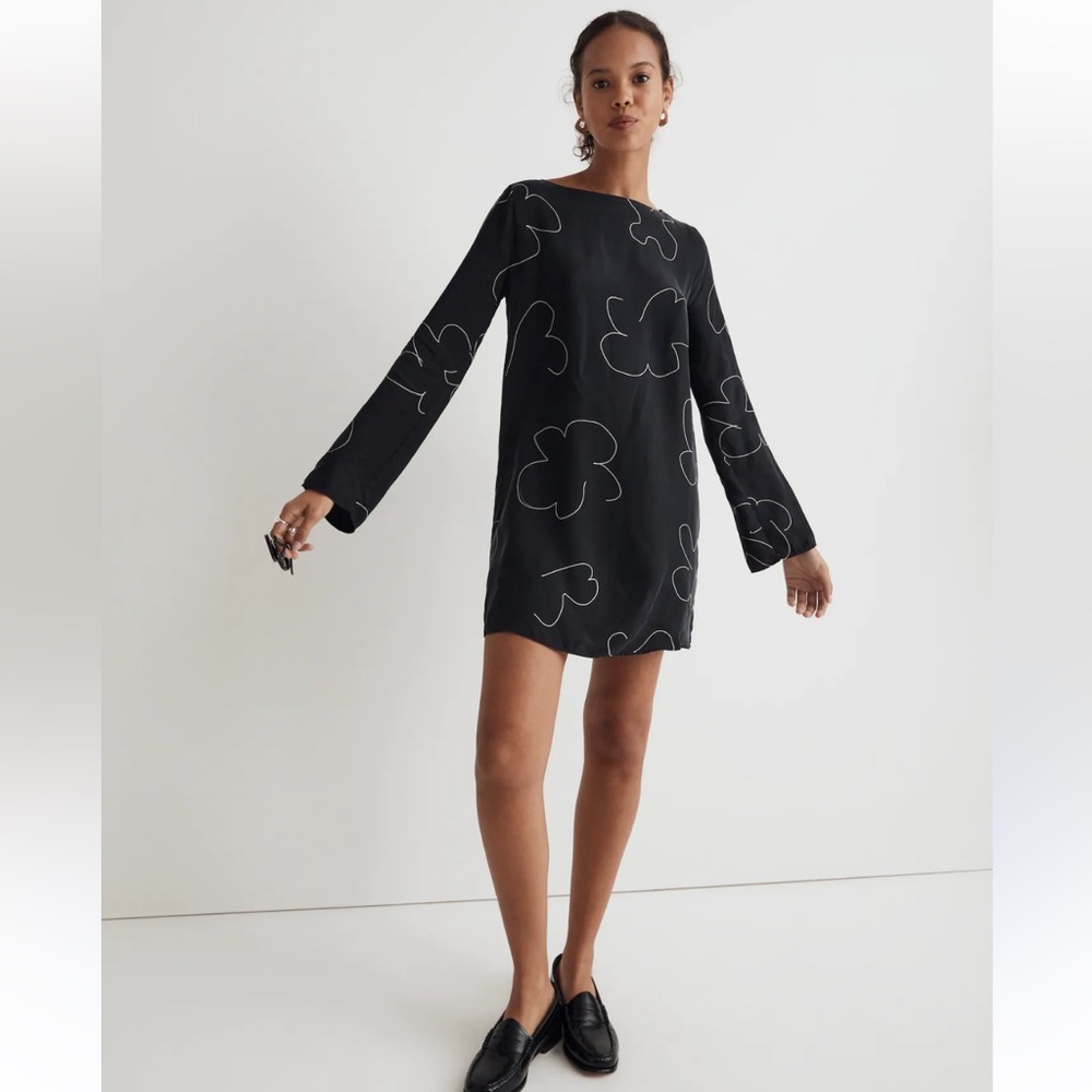 Madewell Geometric Mini Shift Dress